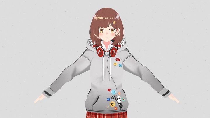 七海nana7mi - 3D model by SInsa [1aac4e3] - Sketchfab