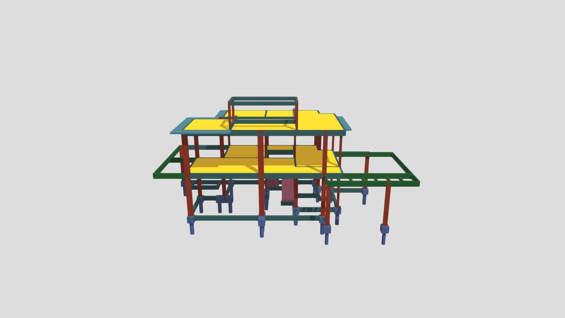 3D Residência RA - Modelo 2 - 3 Suítes