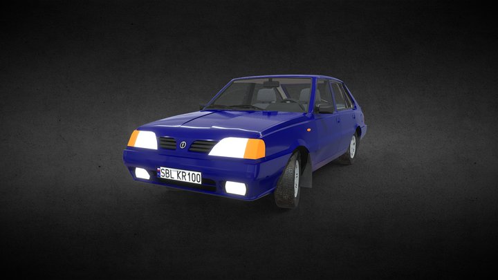 1997 FSO Polonez MR97 (LP) – Kostenloses 3D-Modell STL