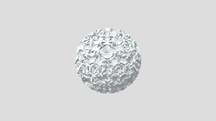 ball changing shape and color 3D Model