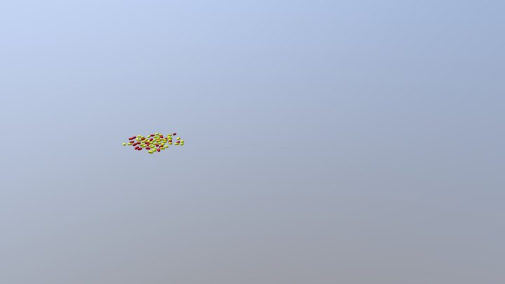 Double Sweetcorn Fishing Rig 3D Model