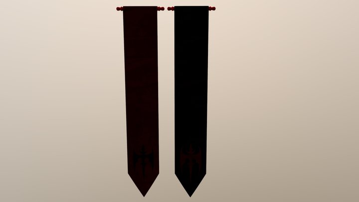 NosVRtu Banners 3D Model