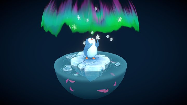 Sparkling Stars 3D Model