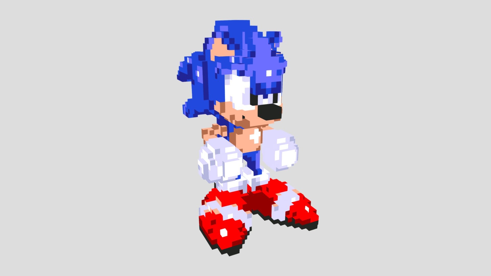 Sprite Animation, Knuckles & Tails Vs Sonic!