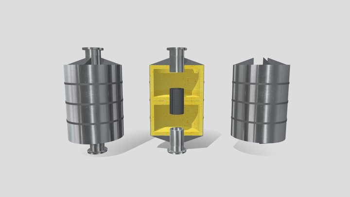 SILENCIADOR 3D Model