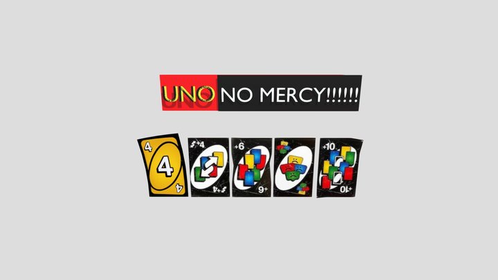 Uno No Mercy Playing Cards