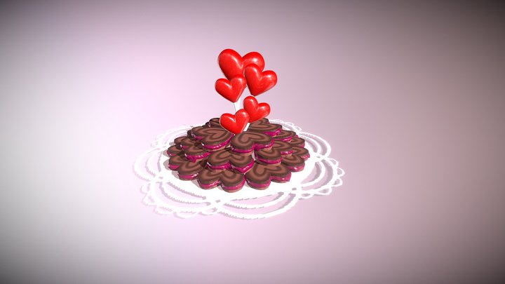 Valentine Treats 3D Model