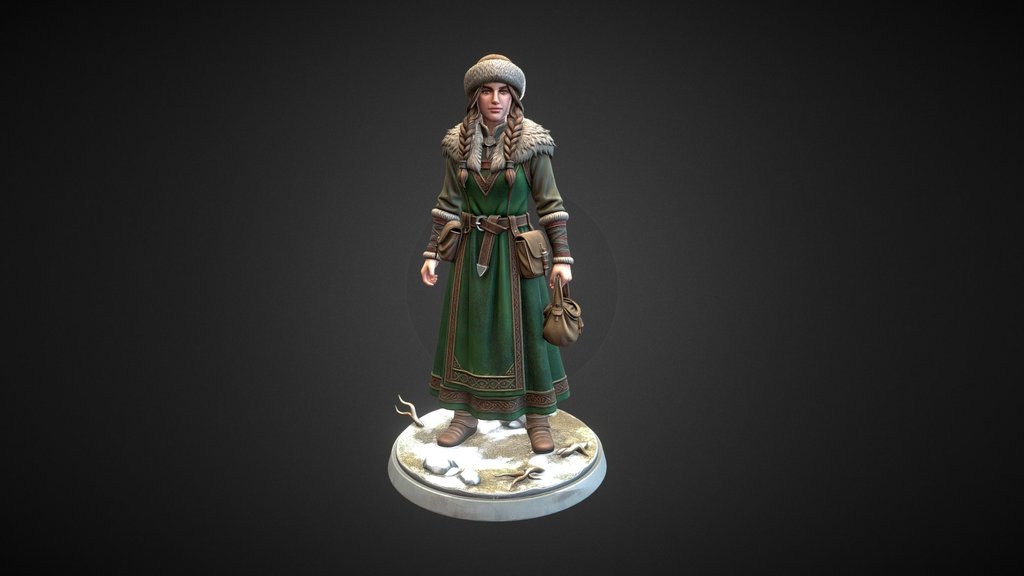 skyrim woman dnd miniatures
