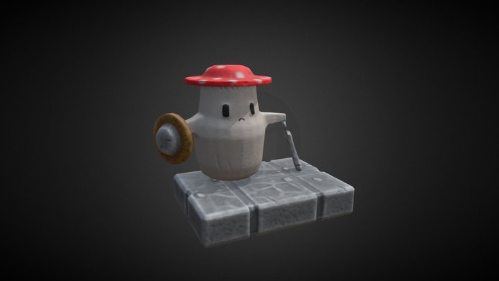mushroom knight 3D Model