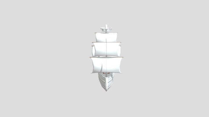 Caravel Without Cannons 3D Model
