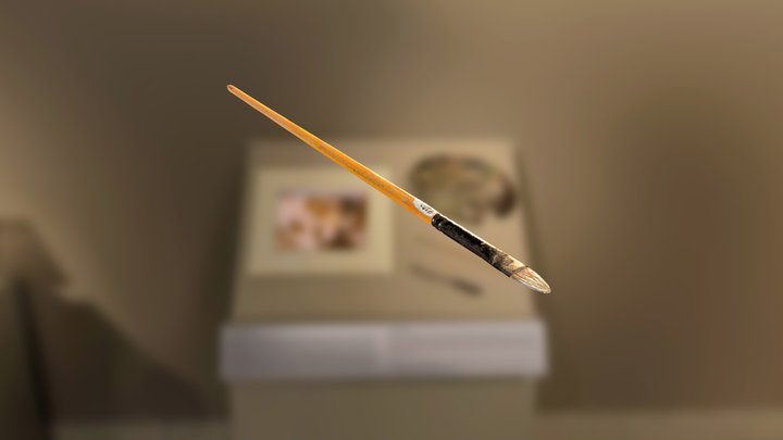 Thomas Moran’s Paintbrush - VT 3D Model