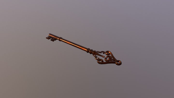 Key (Copper) 3D Model