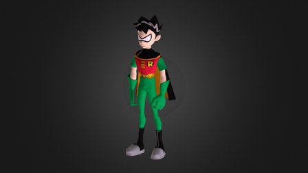 [Teen Titan] Robin (Low poly) 3D Model