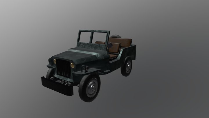 Willy's Jeep 3D Model