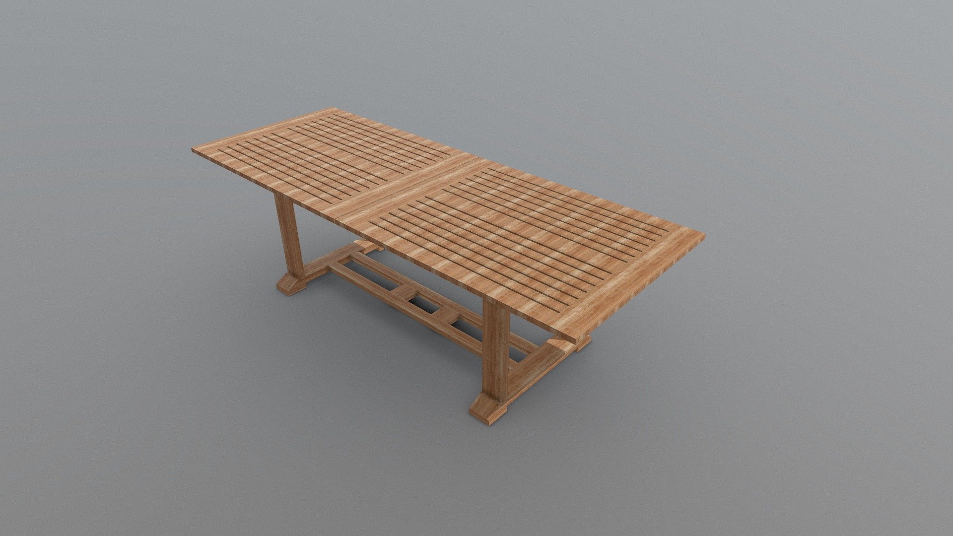 Houten tuintafel