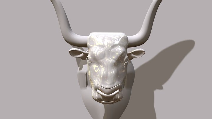 Minoan bull head 3D Model