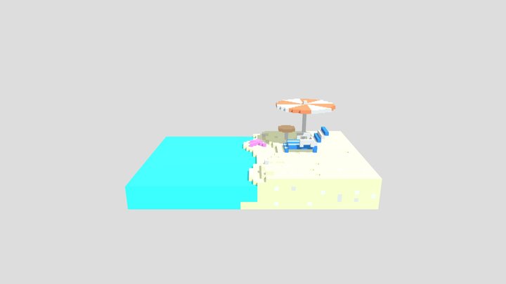 Sun-kissed Sands 3D Model