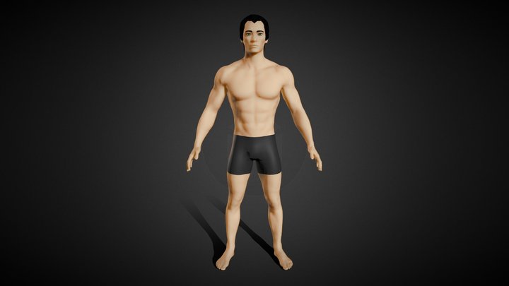 Male base mesh (Work in progress) 3D Model