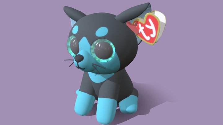 Beanie Boo Bloo 3D Model