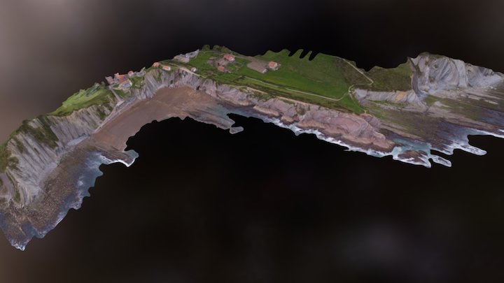 Zumaia Flysch Simplified 3D Geoparkea 3D Model