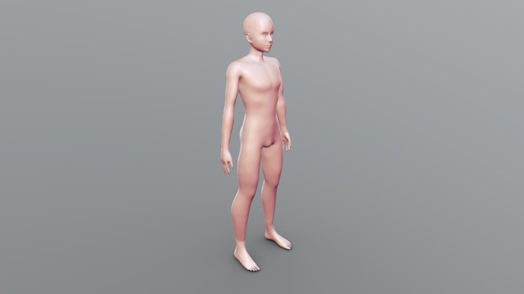 Anime Character Base mesh