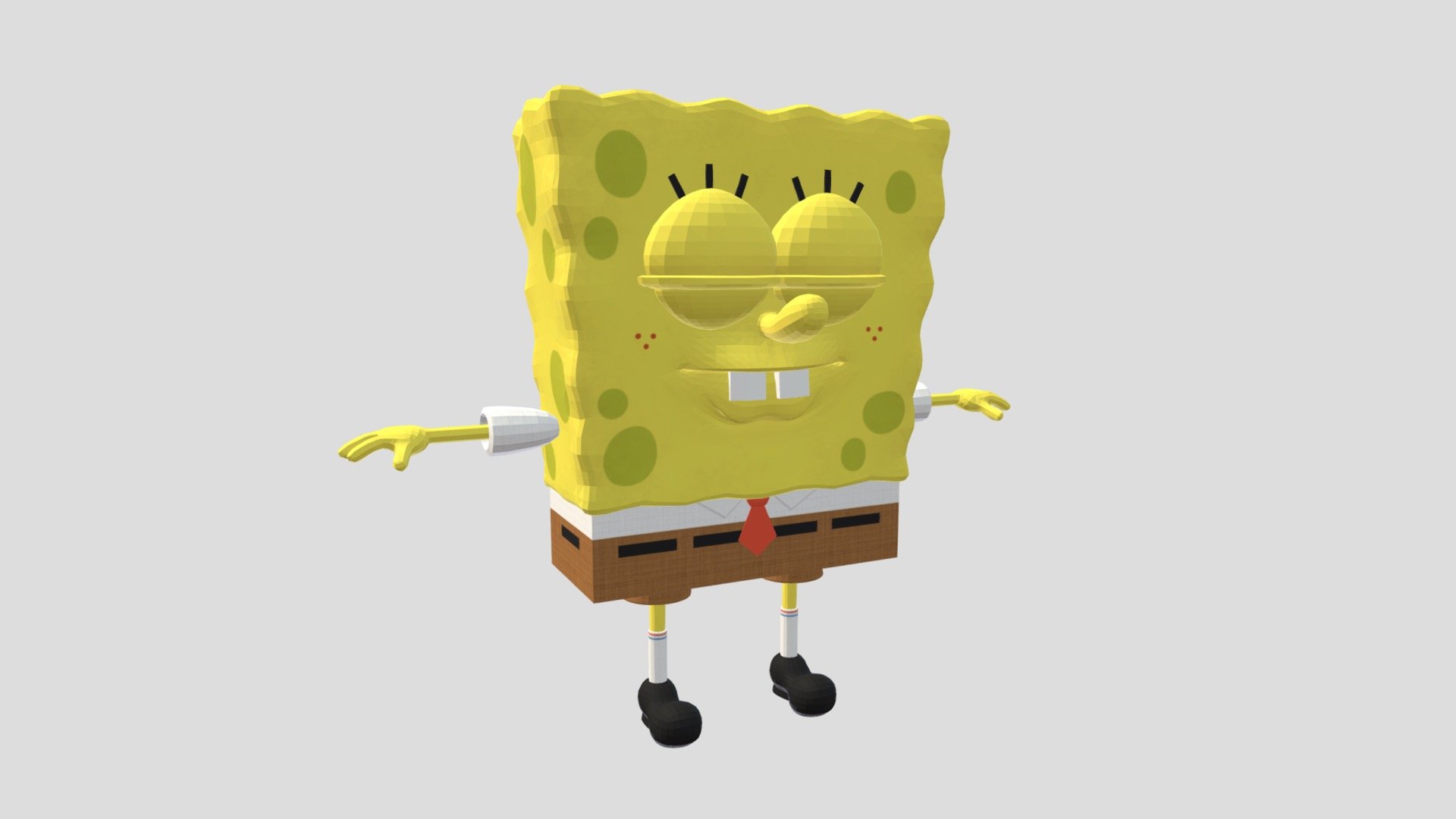 BFBBR - SpongeBob - Download Free 3D model by SMF Features Developed ...