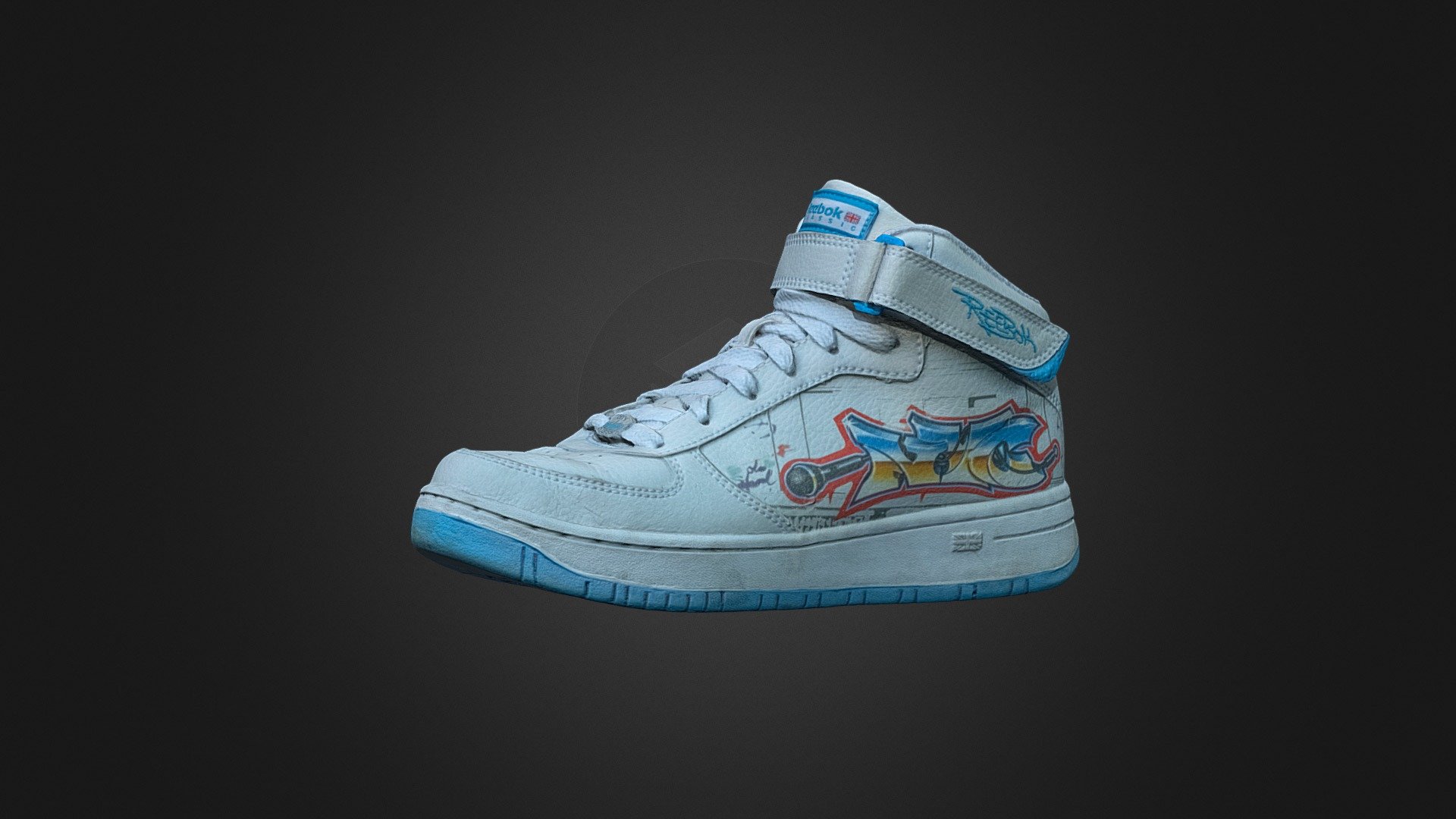 Reebok_Sko_obj - 3D model by SindreG (@SindreGroen) [1aba295] - Sketchfab