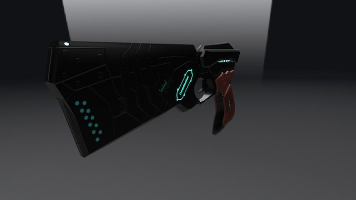 Dominator from psycho pass 3D Model