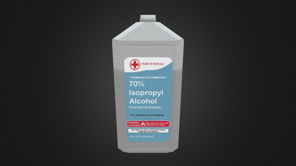 Rubbing Alcohol 3d Model By Darrell Branch Openfuse [1abaca2] Sketchfab