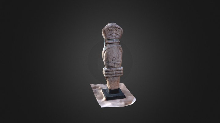 Statue Pierre01 3D Model