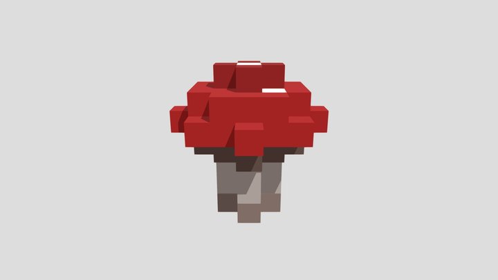 Mushroom - Voxel 32x32 – Modèle 3D gratuit STL