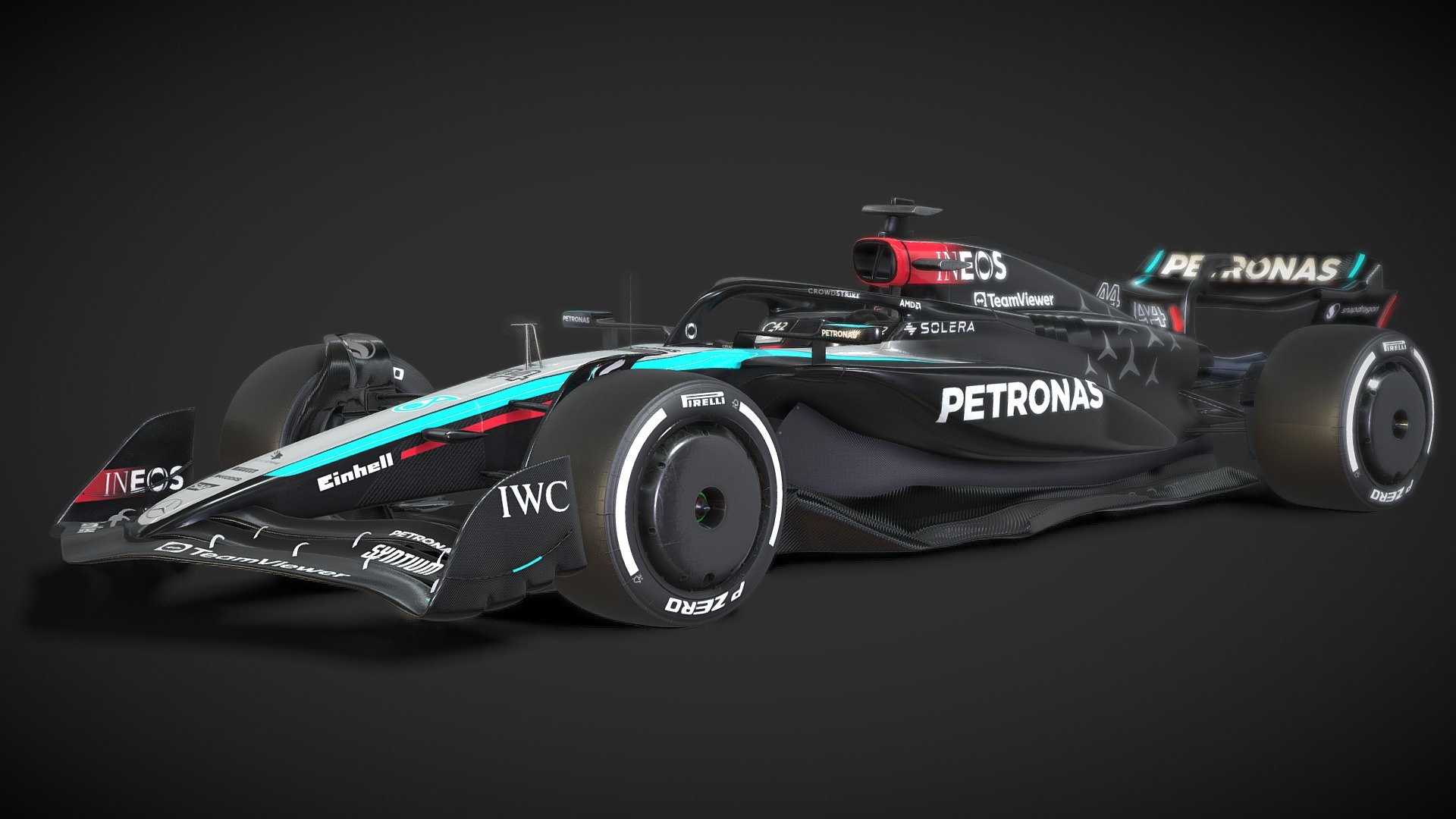F1 Mercedes W-15 2024 - 3D model by sarvesh777 (@sarvesh903
