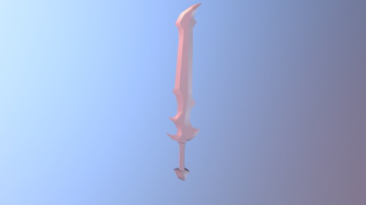 Dragon Longsword 3D Model