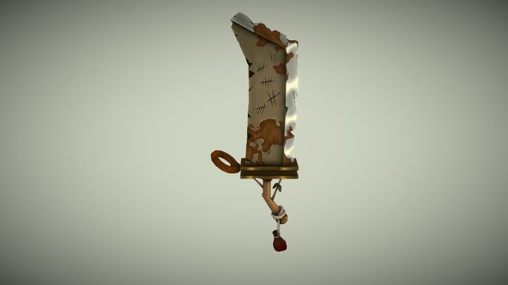 [Student Work] Chainsaw inspired Greatsword 3D Model