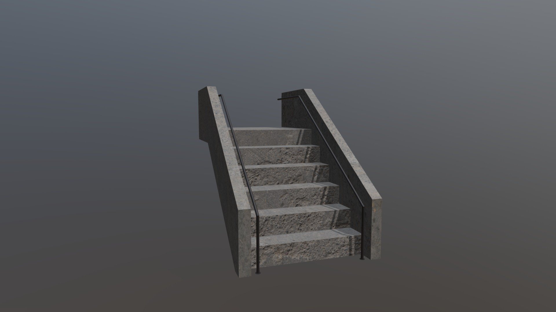 Concrete Stair - Small - 3D model by Marcelo Gomes (@mg1137439 ...