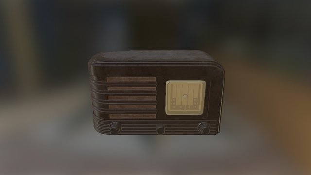 Radio Triangle Low Smooth 3D Model