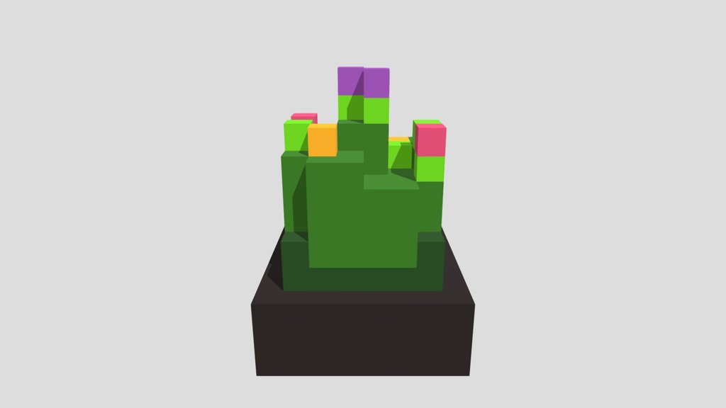 Fairy Grass Tuft - Voxel 32x32 (Animated)