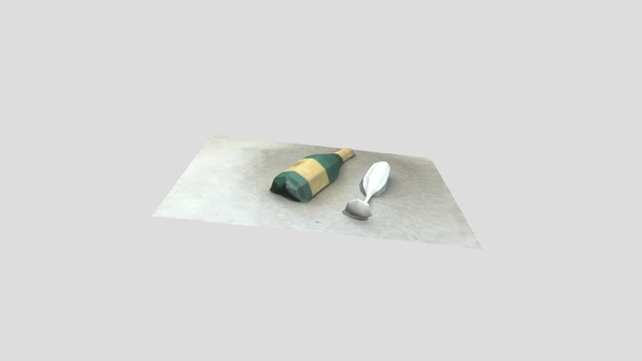 Champagne 1 3D Model