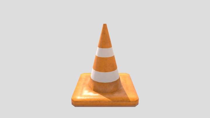 Traffic Cone 3D Model