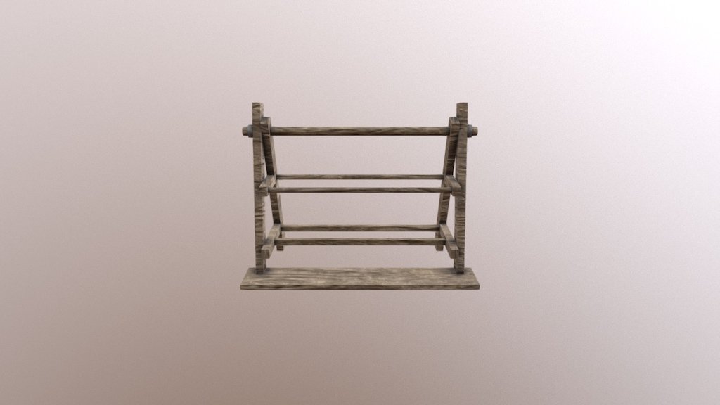 Weapons Rack - 3D model by Sean_Theroux [1ac0427] - Sketchfab