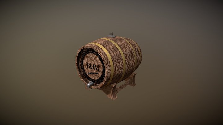 Barrel 3D Model
