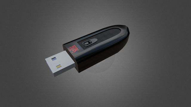 USB-Stick animation 3D Model