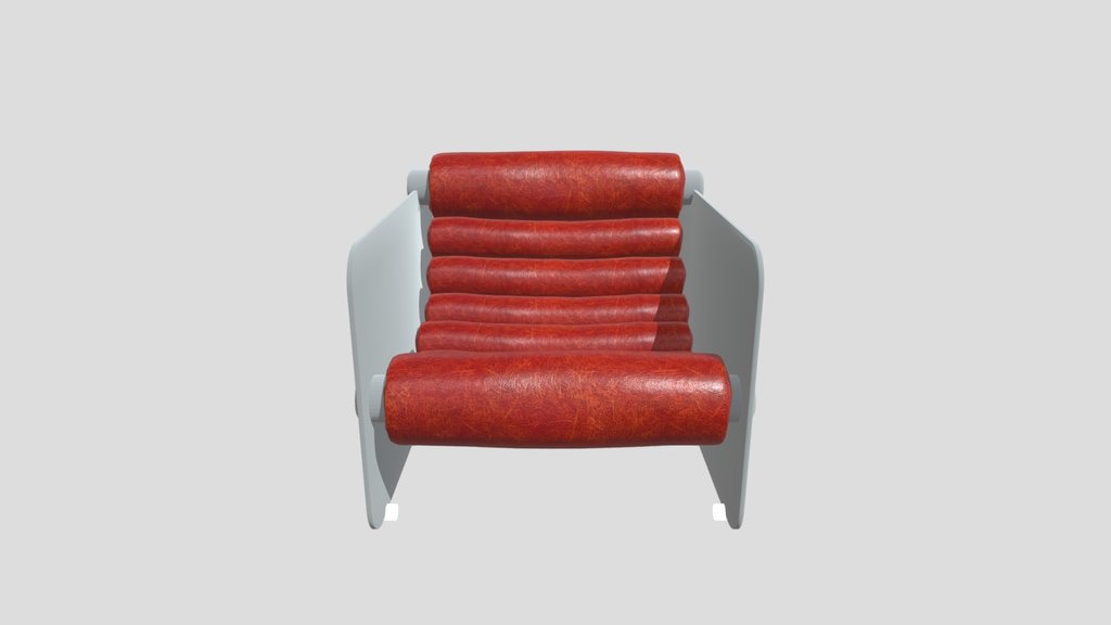 Hyaline Armchair Red