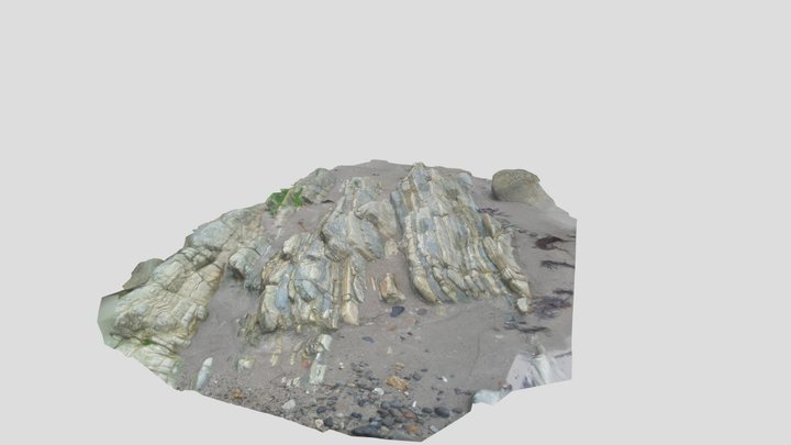 Glasdrumman (meta)sedimentary rock outcrop 3D Model