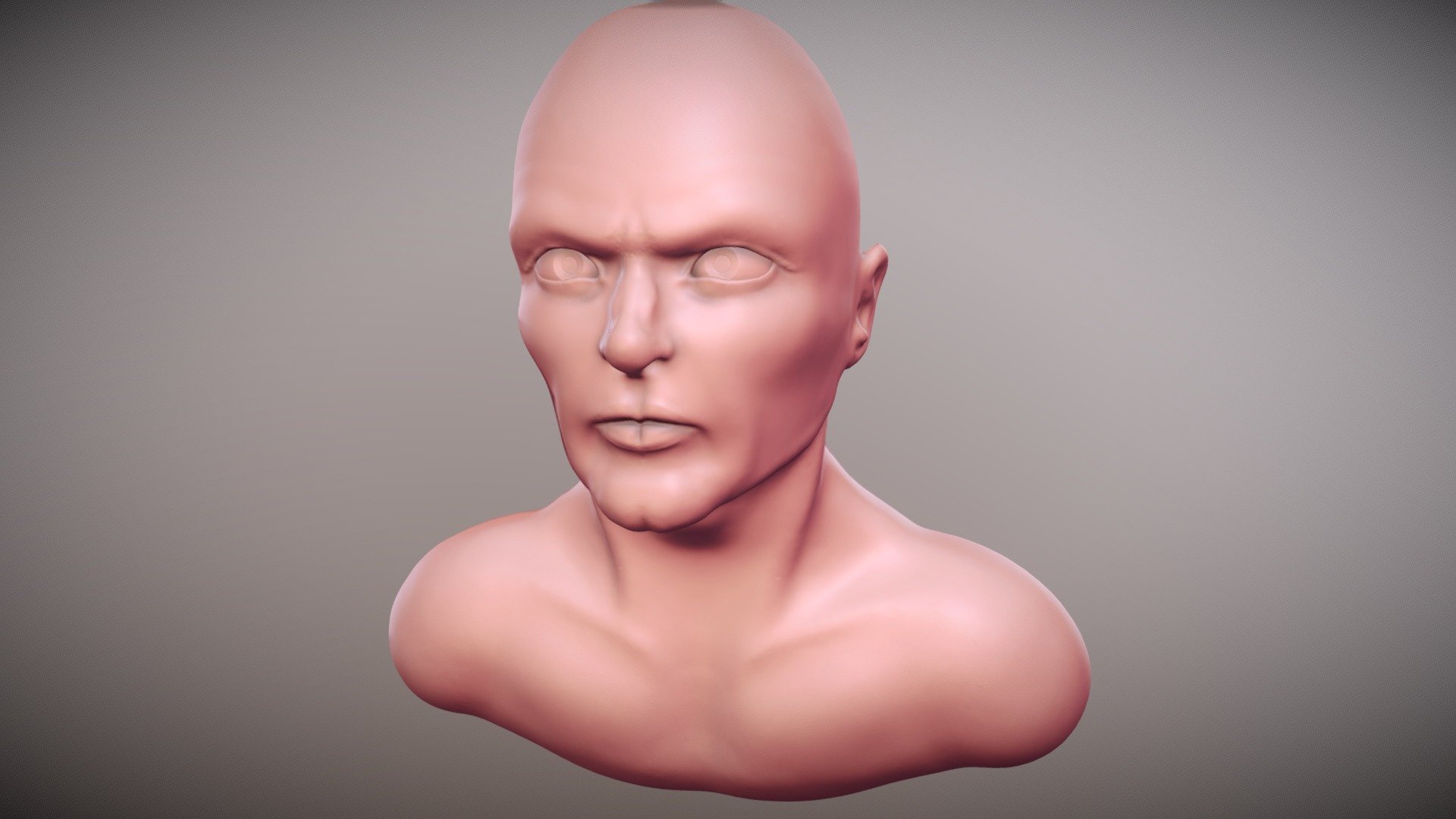 Male Bust Sculpt - 3d Model By Bradleyjay [1ac2cb6] - Sketchfab