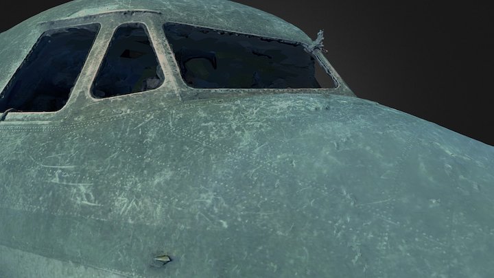 Submerged Aircraft Cockpit 3D Model