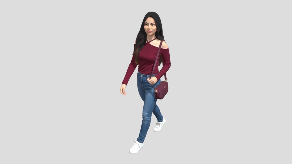 Crimson Crossbody Walk