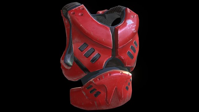 Armor Vest Prop 3D Model