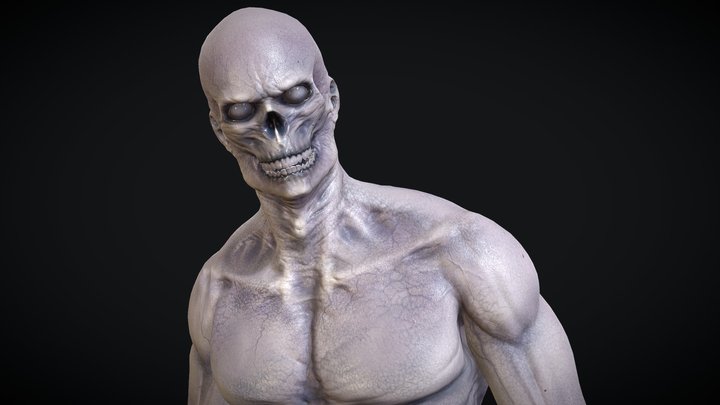 Zombie Mutant [Rigged] 3D Model
