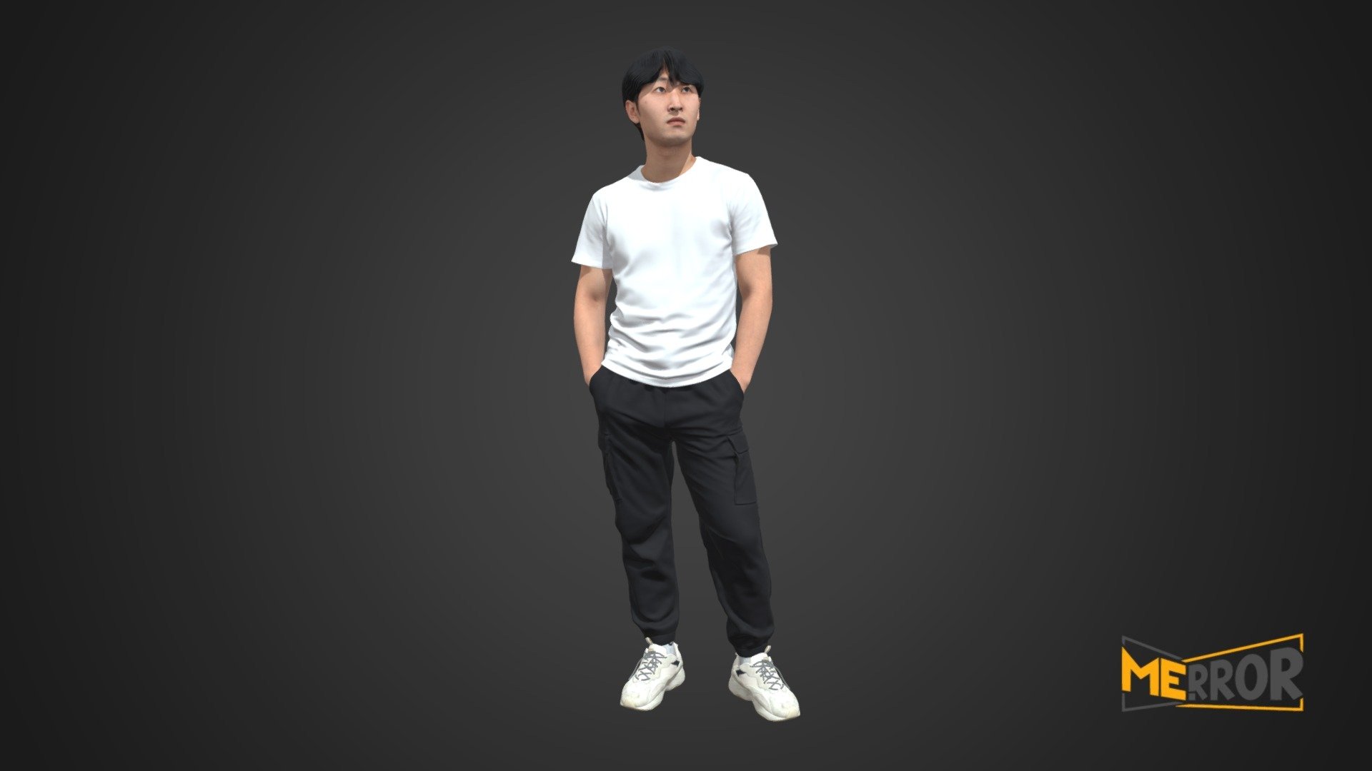 Dgeay Man Scan 1 Vf Asian Man Scan_Posed 76 2M poly - 3D model by ME.RROR Studio (@merror